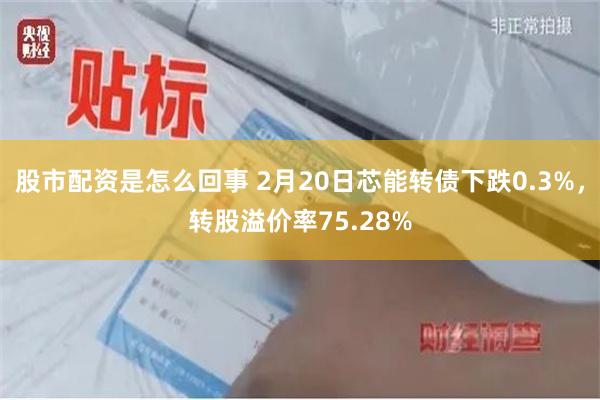 股市配资是怎么回事 2月20日芯能转债下跌0.3%，转股溢价率75.28%