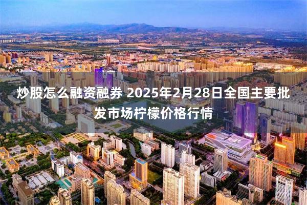 炒股怎么融资融券 2025年2月28日全国主要批发市场柠檬价格行情